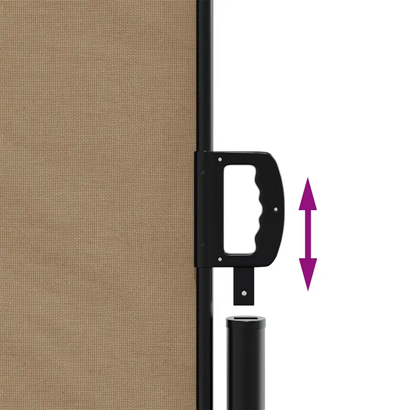 Retractable Side Awning Taupe 200x300 cm