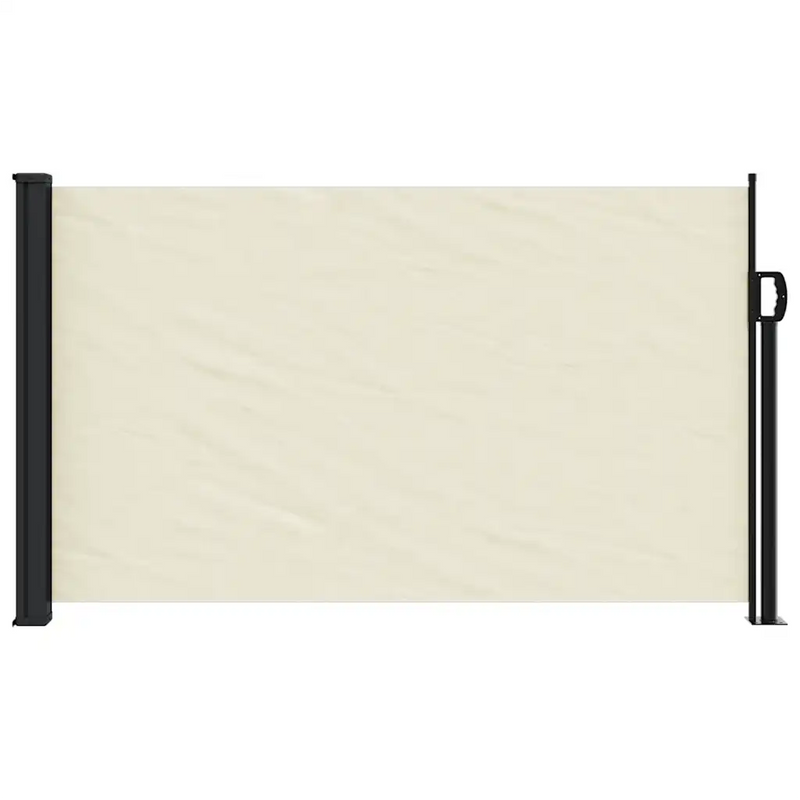 Retractable Side Awning Cream 120x500 cm