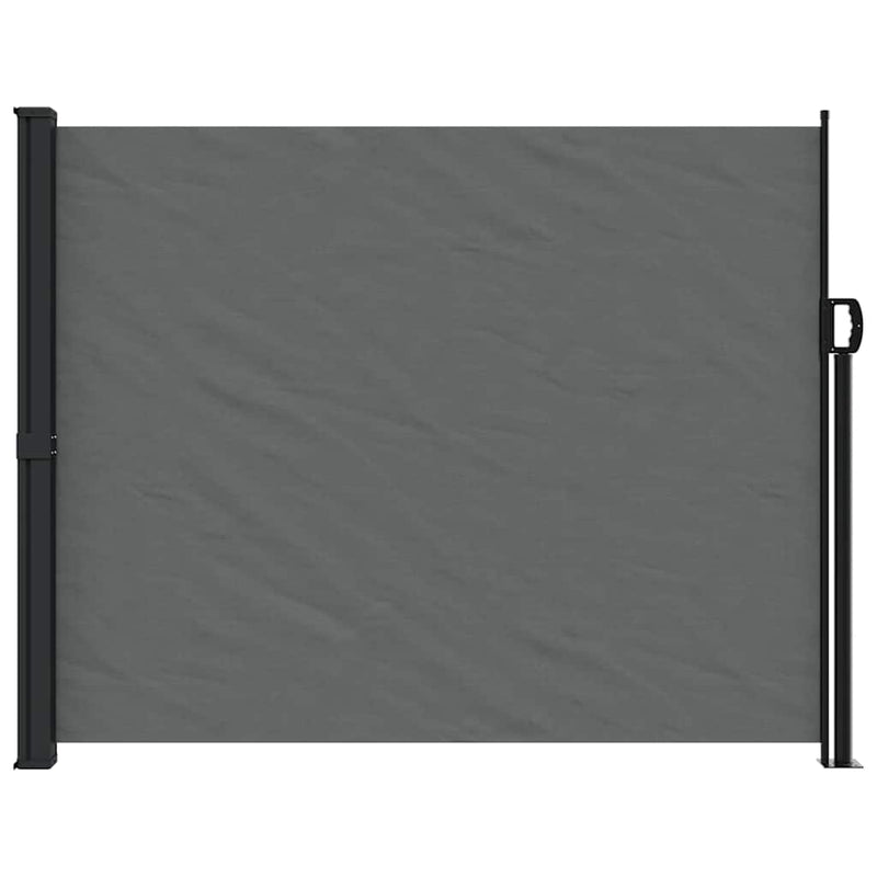 vidaXL Retractable Side Awning Anthracite 160x500 cm