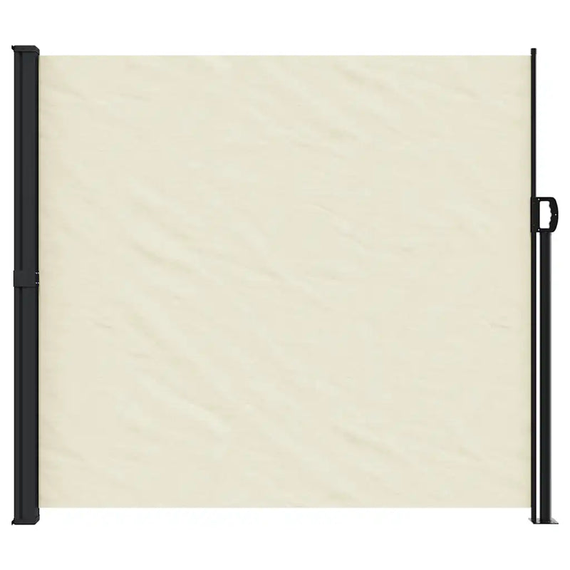 Retractable Side Awning Cream 180x500 cm