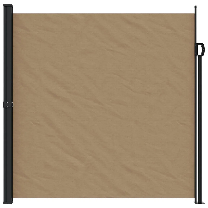 Retractable Side Awning Taupe 200x500 cm