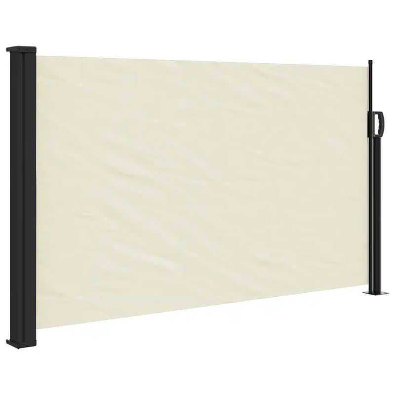 Retractable Side Awning Cream 120x600 cm