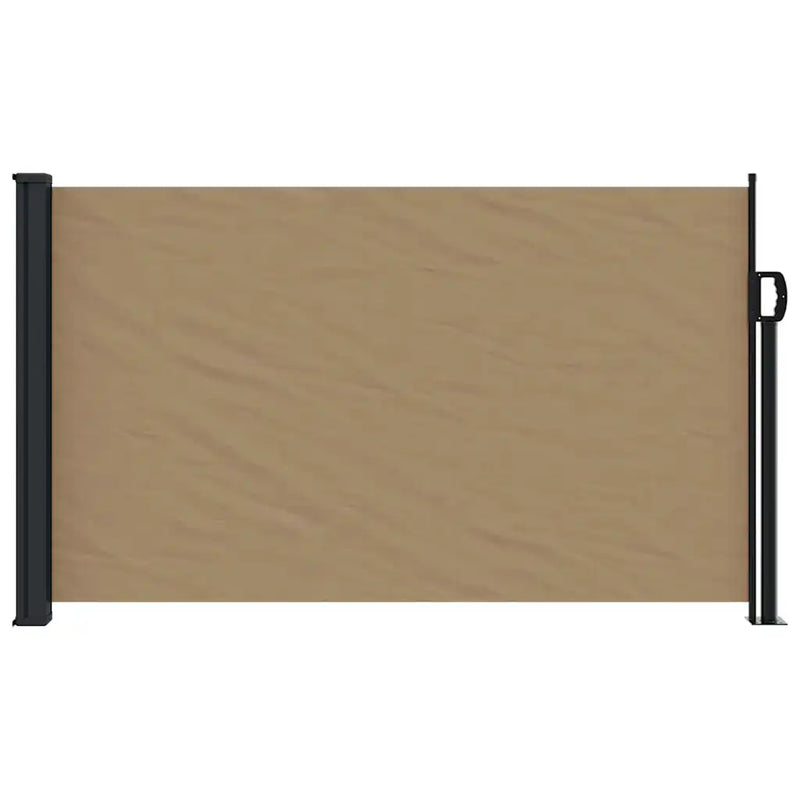 Retractable Side Awning Taupe 120x600 cm