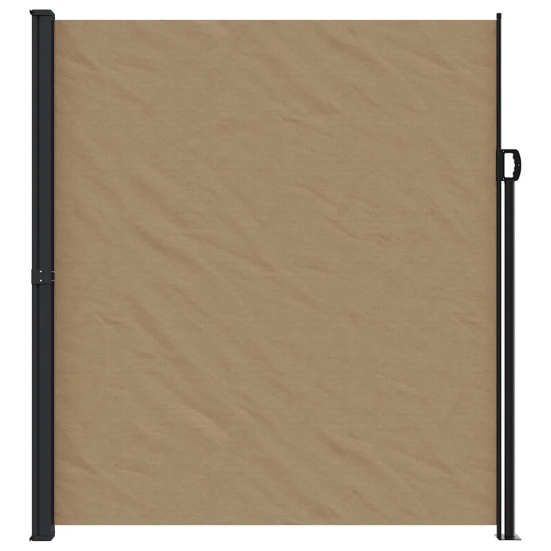 Retractable Side Awning Taupe 220x600 cm