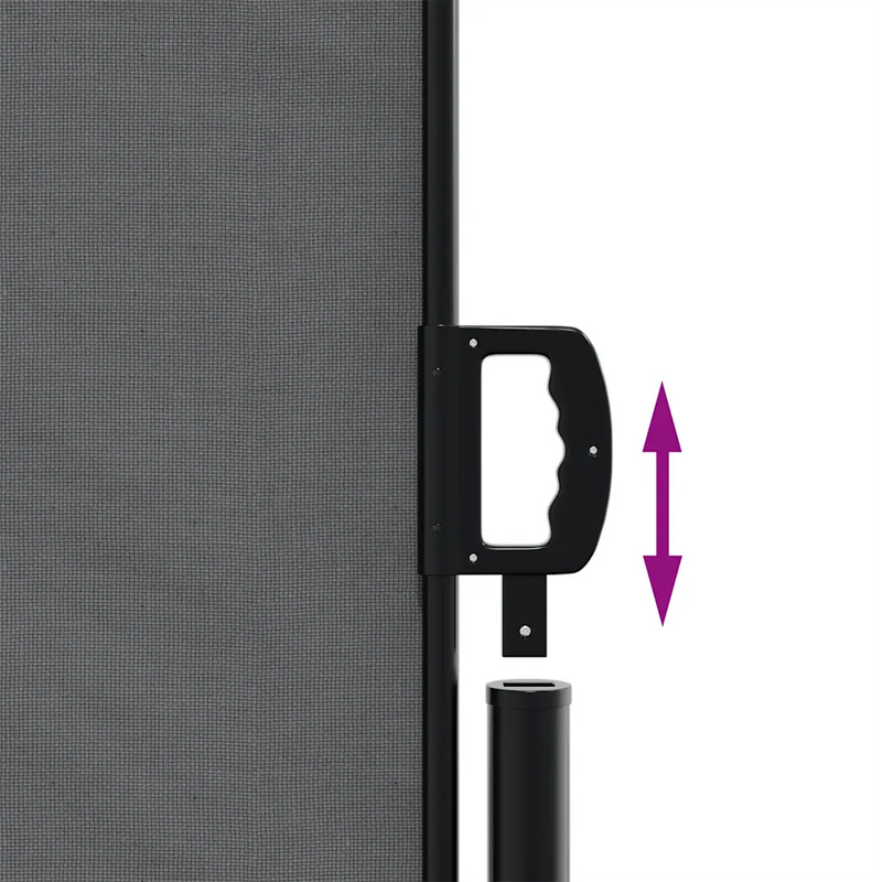 Retractable Side Awning Anthracite 200x1000 cm