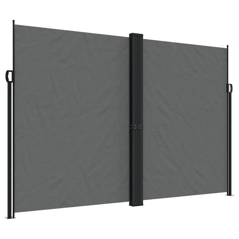 Retractable Side Awning Anthracite 220x1000 cm