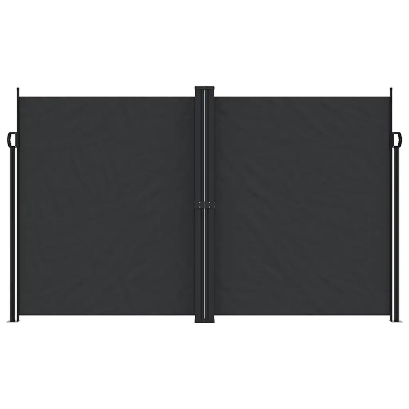 Retractable Side Awning Black 200x1200 cm