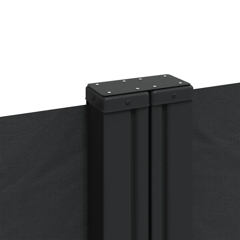 Retractable Side Awning Black 200x1200 cm