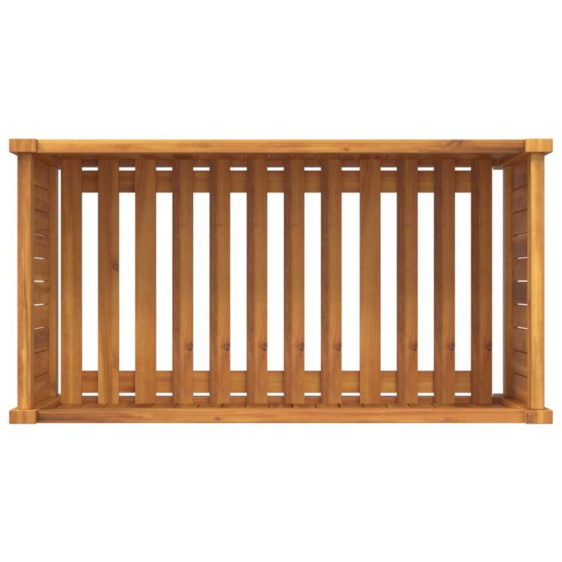 vidaXL Garden Planter with Liner 80x42x40 cm Solid Wood Acacia