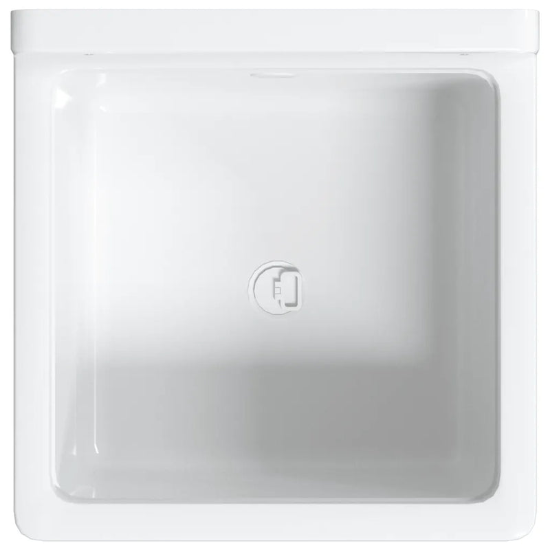 Sink Washbasin for Wall Mounting White 40x40x24 cm Resin