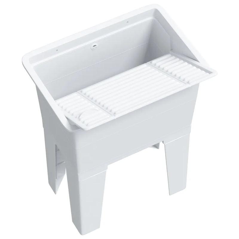 Laundry Tub White 59x41x75 cm Resin