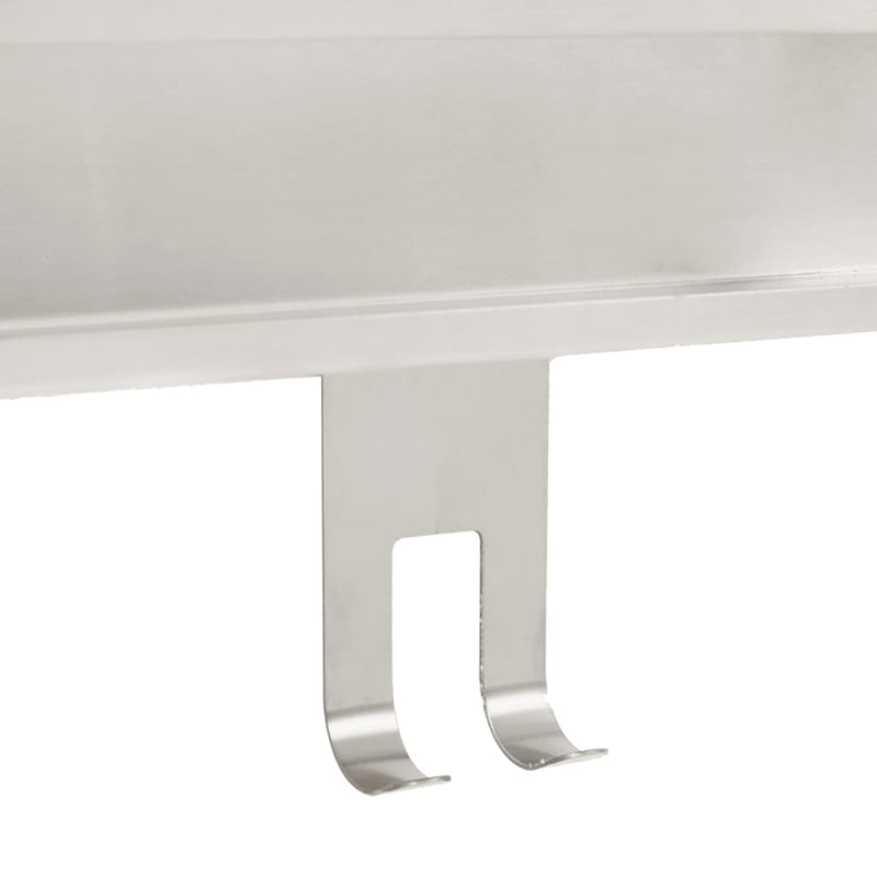 vidaXL Hanging Shower Caddy Brushed 304 Stainless Steel
