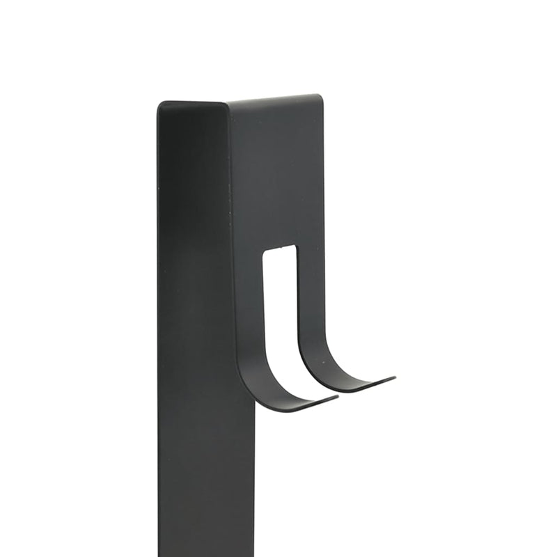 vidaXL Hanging Shower Caddy Matt Black Brushed 304 Stainless Steel