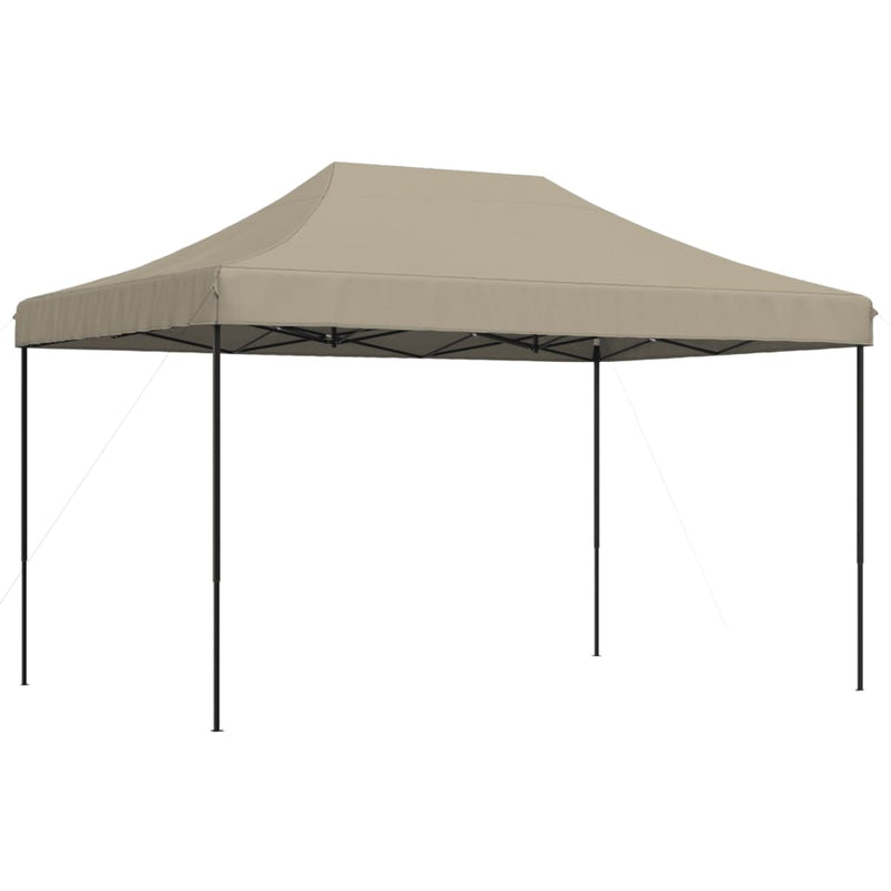vidaXL Foldable Party Tent Pop-Up Taupe 440x292x315 cm