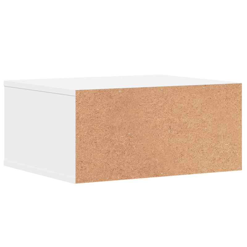 vidaXL Printer Stand White 49x40x22.5 cm Engineered Wood