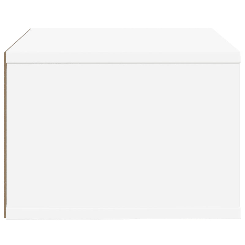Printer Stand White 40x32x22.5 cm Engineered Wood