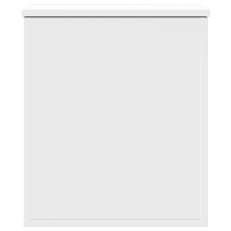Storage Box White 40x42x46 cm Engineered Wood