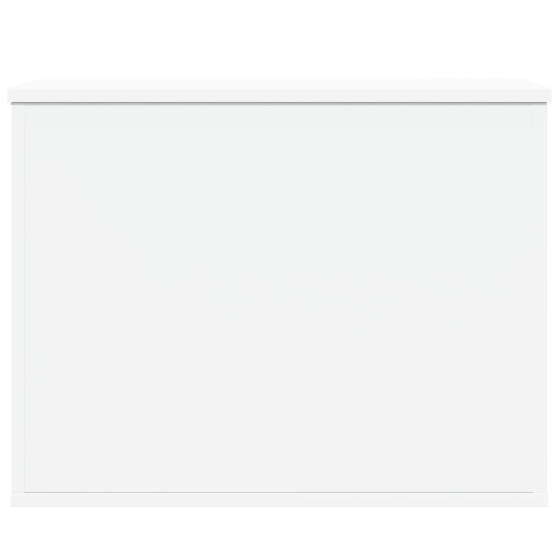 Storage Box White 60x42x46 cm Engineered Wood