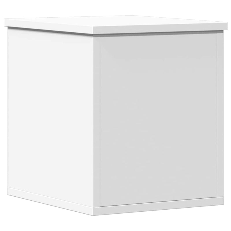 vidaXL Storage Box White 30x35x35 cm Engineered Wood