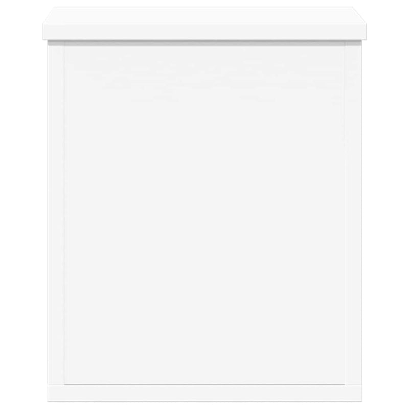 vidaXL Storage Box White 30x35x35 cm Engineered Wood