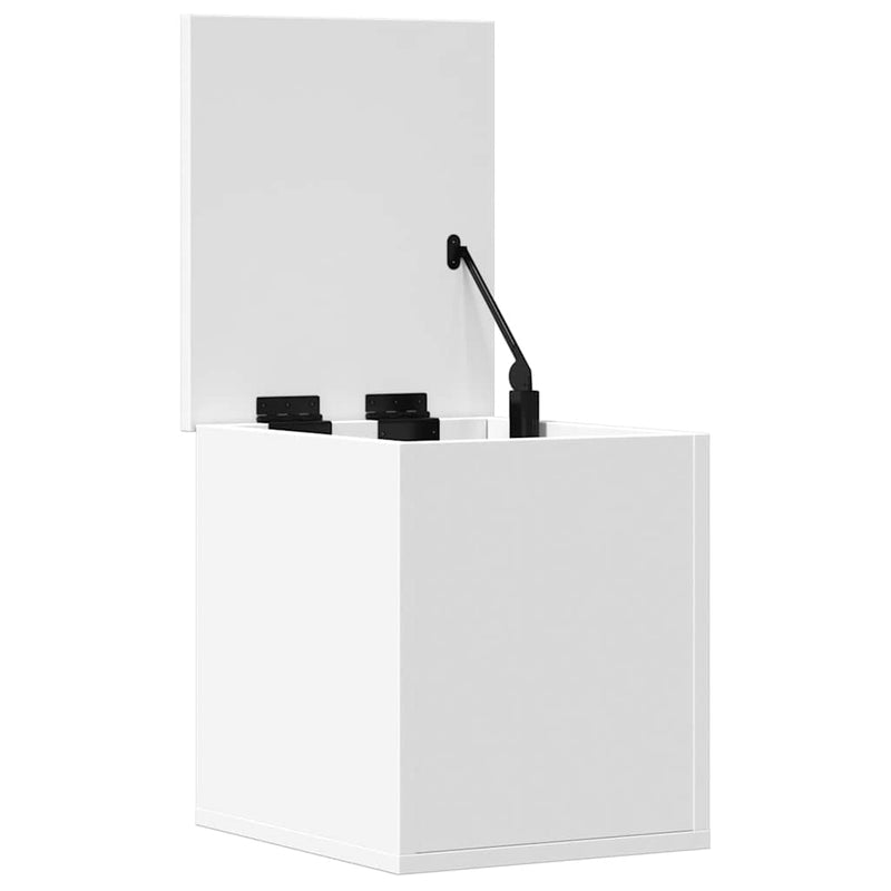 vidaXL Storage Box White 30x35x35 cm Engineered Wood