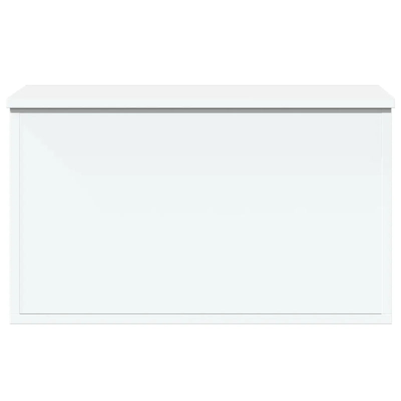 Storage Box White 60x35x35 cm Engineered Wood