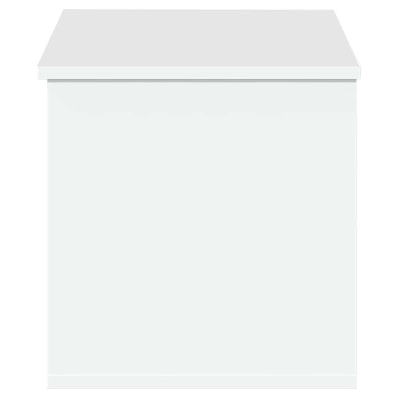 vidaXL Storage Box White 90x35x35 cm Engineered Wood