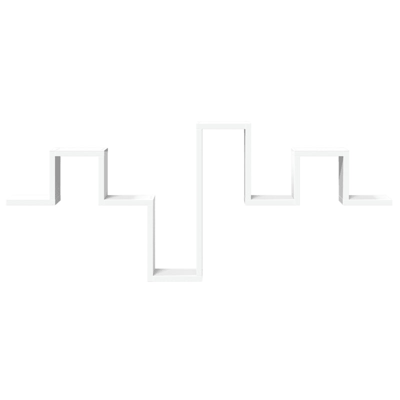 Wall Shelf White 104.5x10x43 cm Engineered Wood