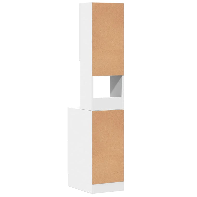 vidaXL Kitchen Cabinet White 35x50x180 cm Engineered Wood