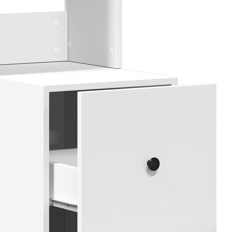 vidaXL Kitchen Cabinet White 35x50x180 cm Engineered Wood