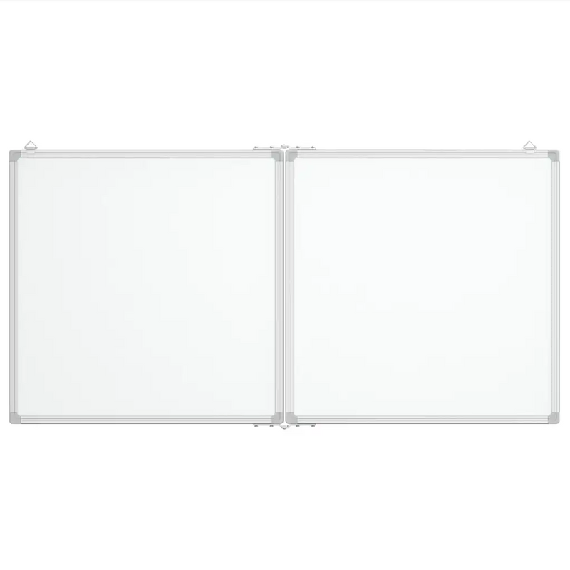 Magnetic Whiteboard Foldable 120x60x1.7 cm Aluminium