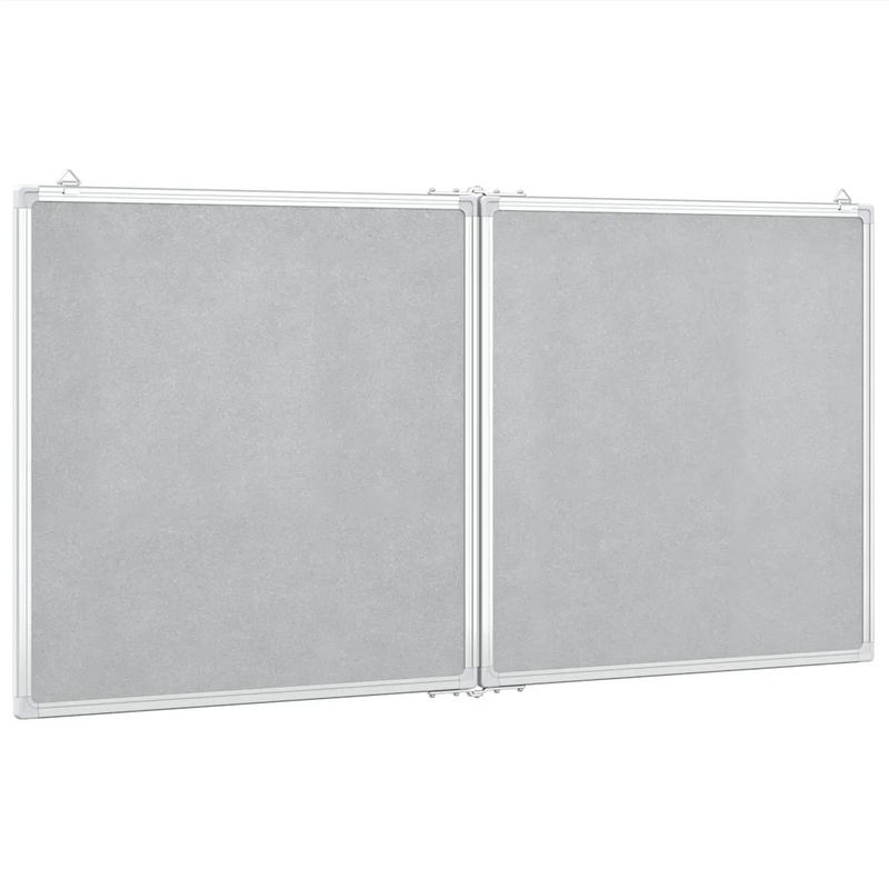 Magnetic Whiteboard Foldable 120x60x1.7 cm Aluminium