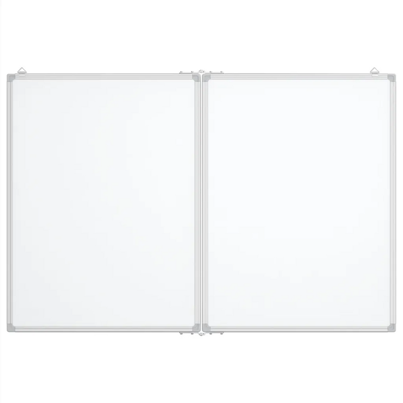 Magnetic Whiteboard Foldable 120x100x1.7 cm Aluminium