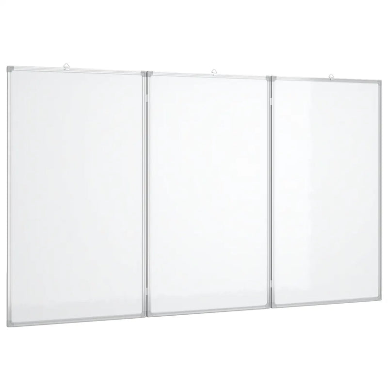 Magnetic Whiteboard Foldable 120x100x1.7 cm Aluminium