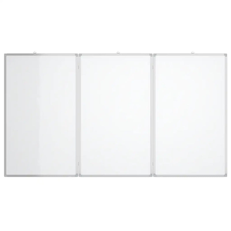 Magnetic Whiteboard Foldable 120x100x1.7 cm Aluminium