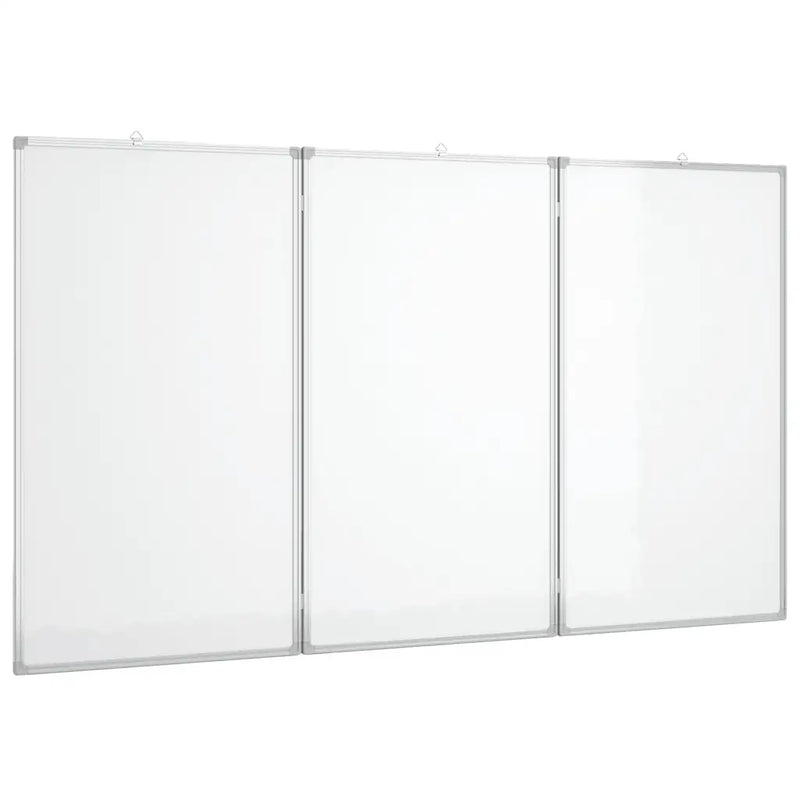 Magnetic Whiteboard Foldable 150x80x1.7 cm Aluminium