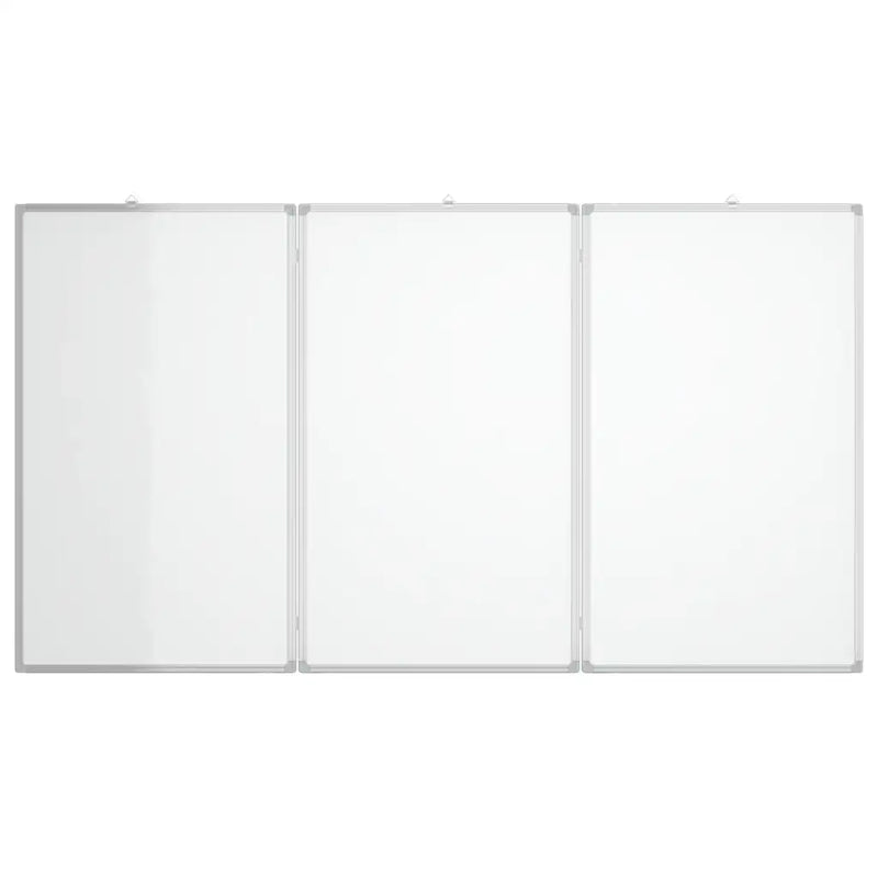 Magnetic Whiteboard Foldable 150x80x1.7 cm Aluminium