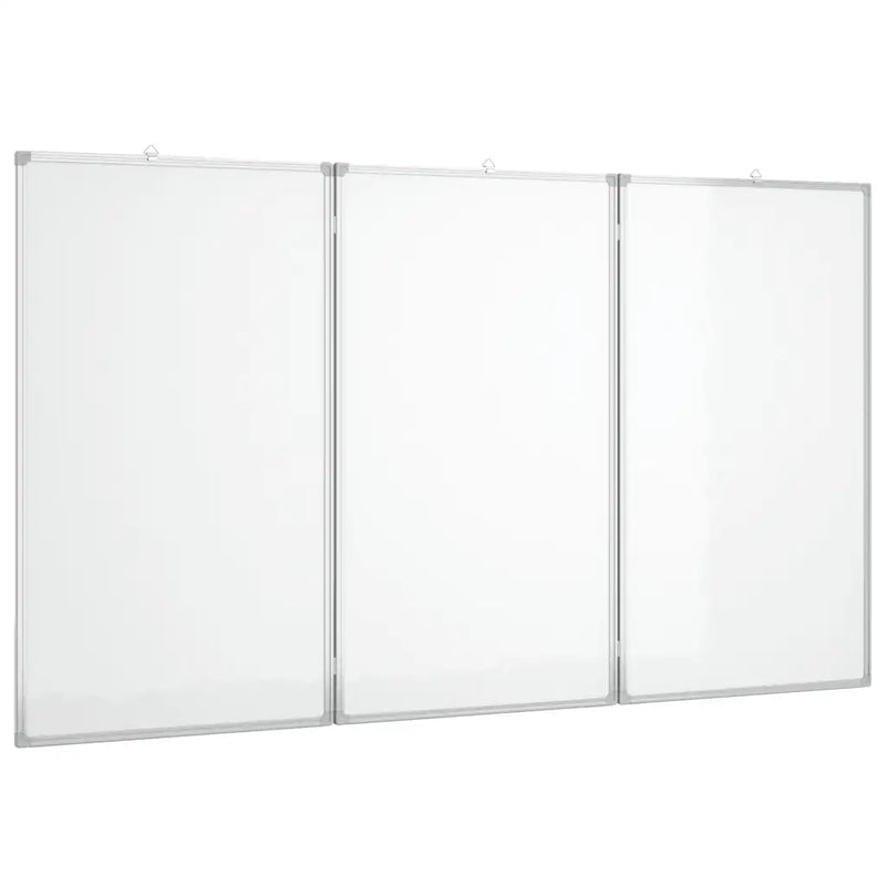 Magnetic Whiteboard Foldable 150x100x1.7 cm Aluminium