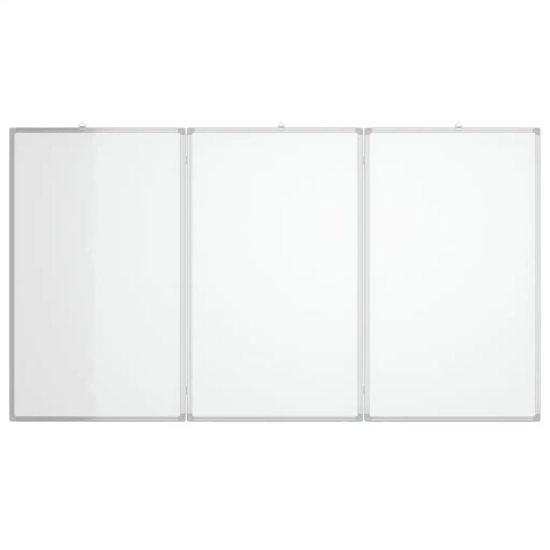 Magnetic Whiteboard Foldable 150x100x1.7 cm Aluminium