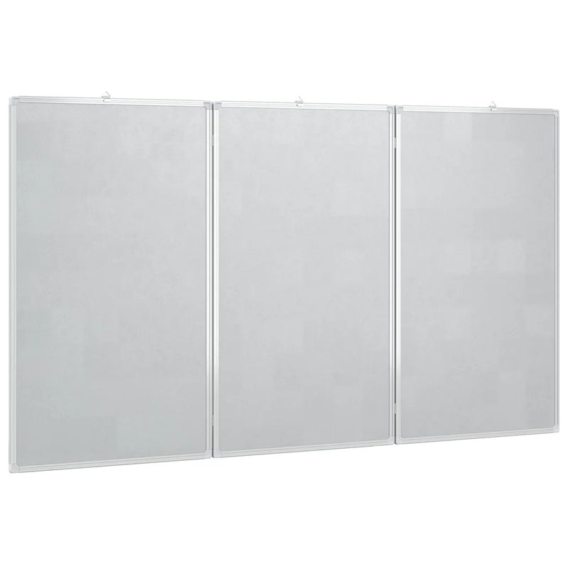 Magnetic Whiteboard Foldable 150x100x1.7 cm Aluminium