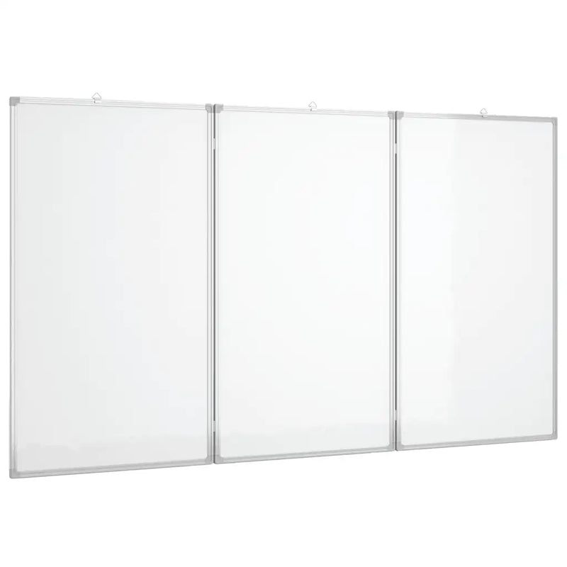 Magnetic Whiteboard Foldable 180x80x1.7 cm Aluminium