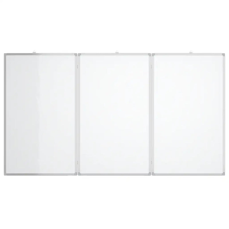Magnetic Whiteboard Foldable 180x80x1.7 cm Aluminium