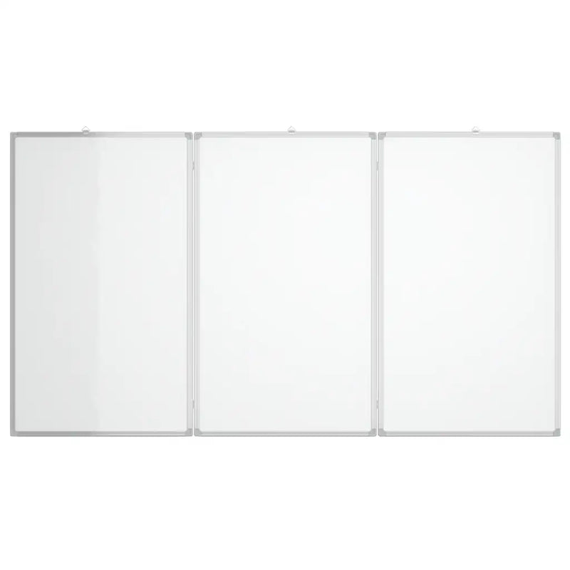 Magnetic Whiteboard Foldable 180x100x1.7 cm Aluminium