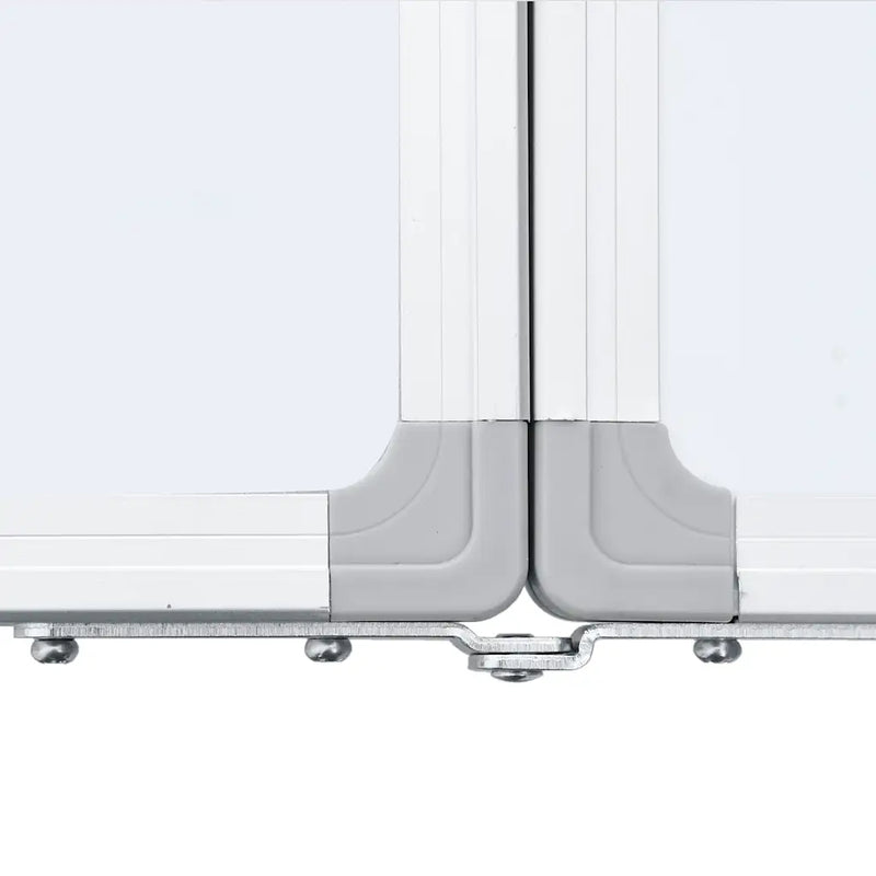 Magnetic Whiteboard Foldable 200x50x1.7 cm Aluminium