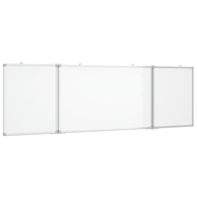 Magnetic Whiteboard Foldable 160x60x1.7 cm Aluminium