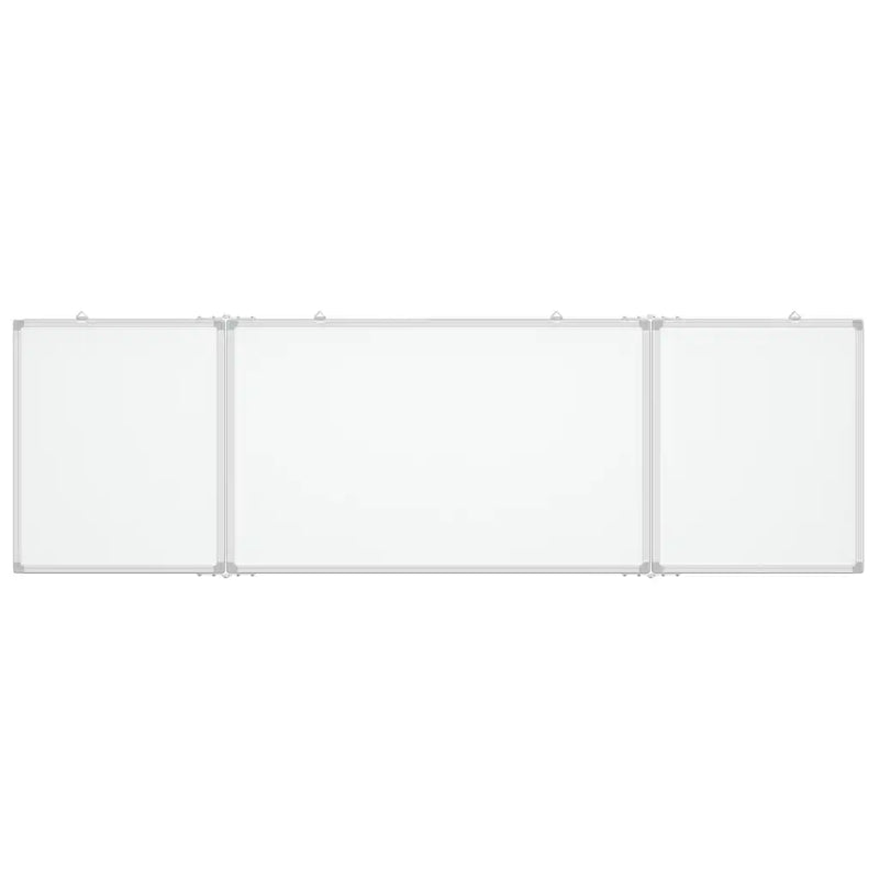 Magnetic Whiteboard Foldable 160x60x1.7 cm Aluminium