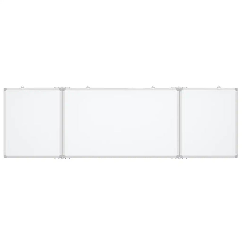 Magnetic Whiteboard Foldable 200x60x1.7 cm Aluminium