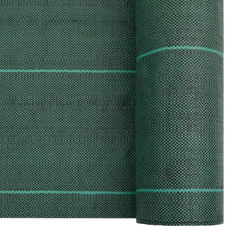 vidaXL Weed Membrane Green 1x200 m PP