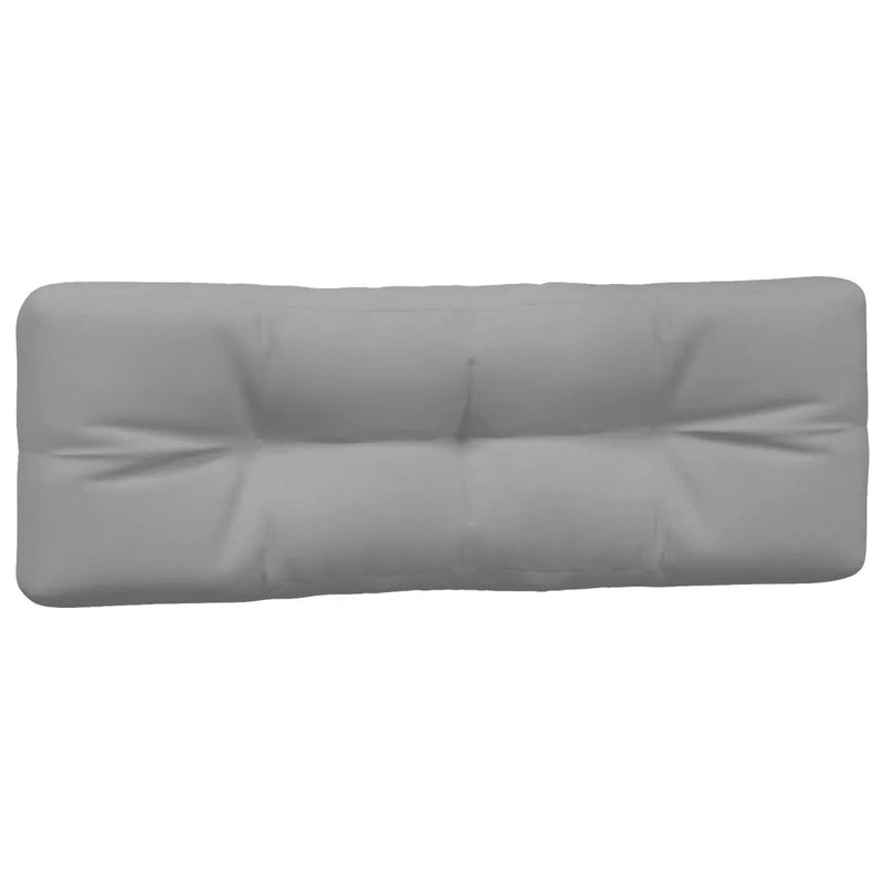 Pallet Cushions 3 pcs Grey Fabric