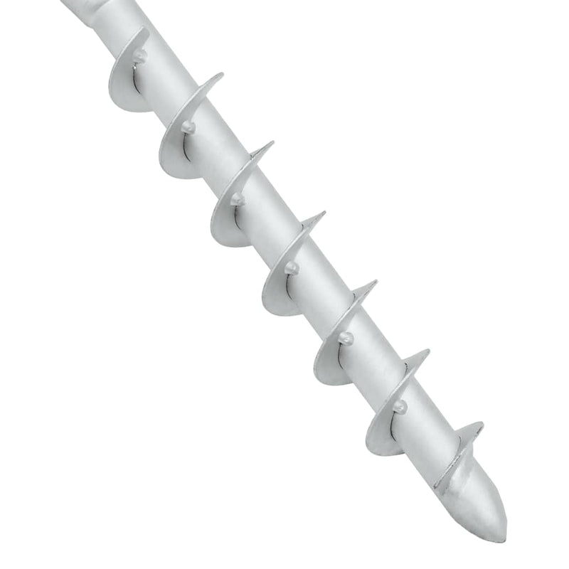 vidaXL In-Ground Parasol Base with Rod 16x16x52 cm Steel